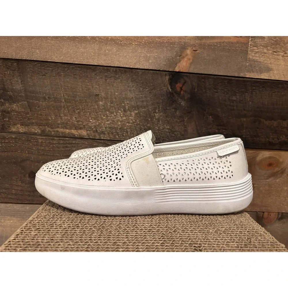 Cole Haan Grand Crosscourt‎ Flatform nubuck Women's 10B White